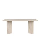 Table à manger Linza travertin - 180x75x90 cm