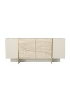 Console Veyron travertin/grès - 180x75,5x46,6 cm
