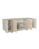 Console Veyron travertin/grès - 180x75,5x46,6 cm