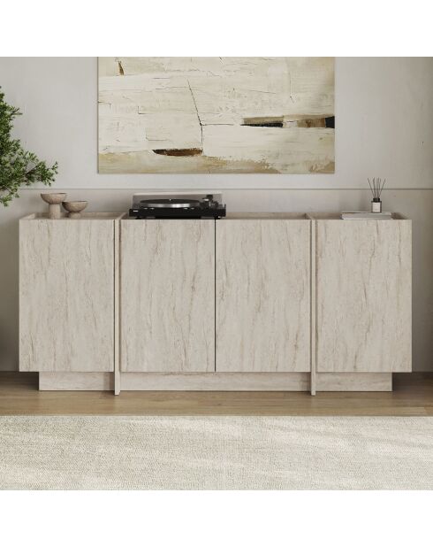 Consolle Dorma in travertino - 180x80x45 cm