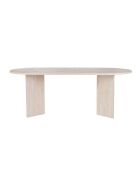 Mesa de comedor Sabella de travertino - 200x75x90 cm