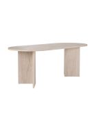 Mesa de comedor Sabella de travertino - 200x75x90 cm