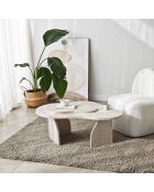 Salontafel fondue travertijn - 105x35x65 cm