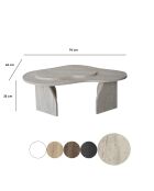 Salontafel fondue travertijn - 105x35x65 cm