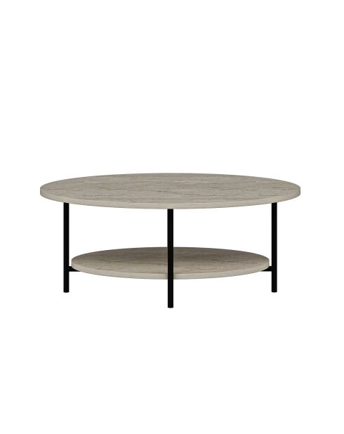 Élis Couchtisch aus Travertin - 90x36x60 cm