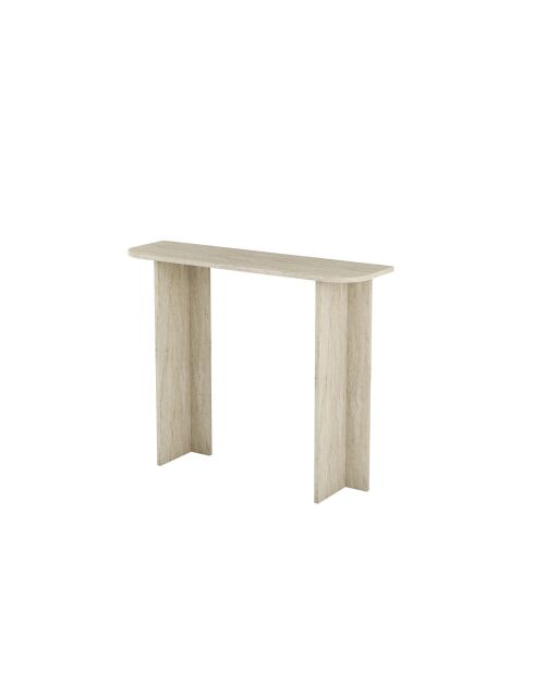 Consolle in travertino di Modena - 105x85x30 cm