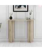 Consola de travertino Modena - 105x85x30 cm