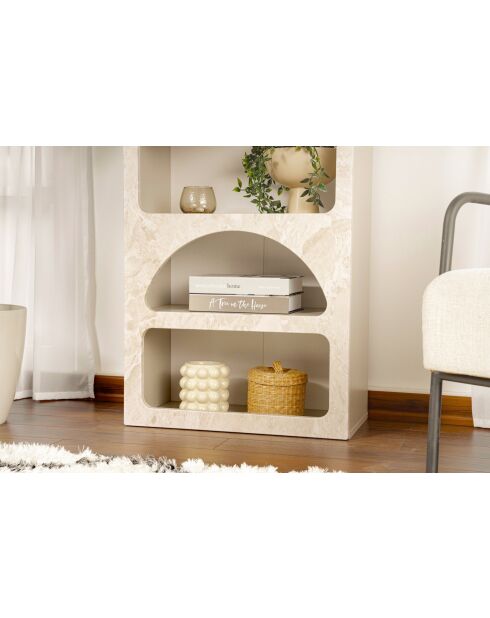 Bibliothèque Venüs travertin - 60x150x32 cm