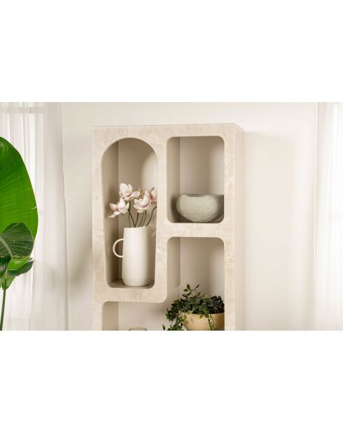 Bibliothèque Venüs travertin - 60x150x32 cm