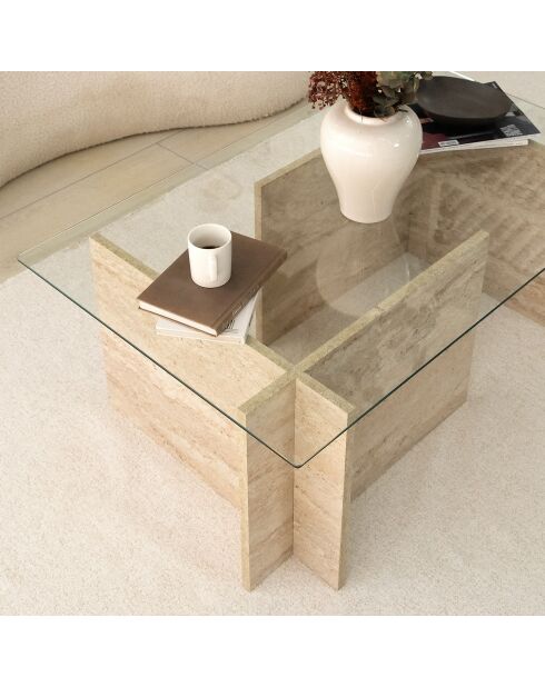 Transparenter Couchtisch Nouvelle Évasion - 105x40x65 cm