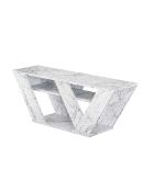 Pipralla Carrara-Fernsehtisch aus Marmor - 110x40x30 cm