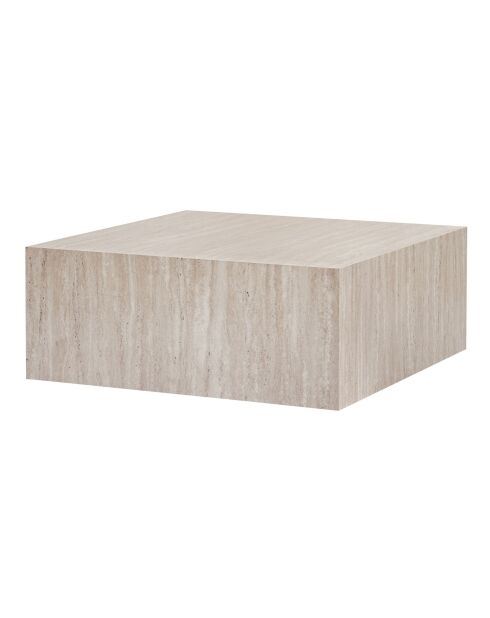 Tavolino Prizma in travertino - 90x35x90 cm