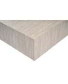 Tavolino Prizma in travertino - 90x35x90 cm