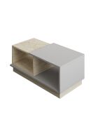 Concept Couchtisch Travertin/Grau - 90x36x45 cm