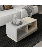 Concept Couchtisch Travertin/Grau - 90x36x45 cm