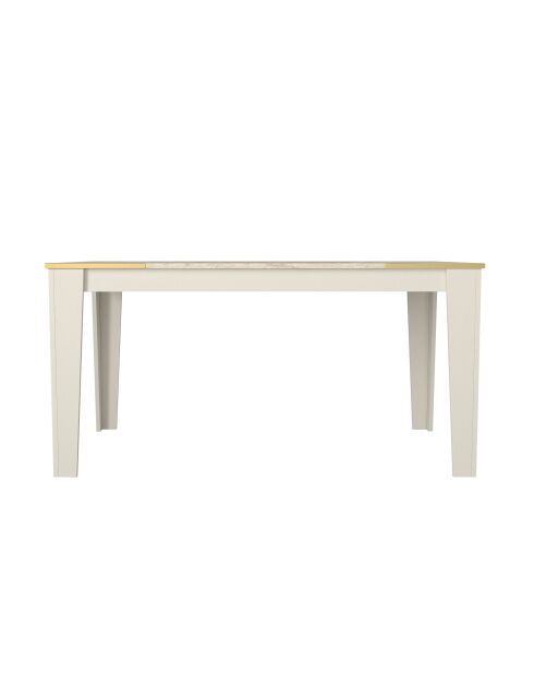 Veyron eettafel in travertijn/zandsteen - 145x76,2x85 cm