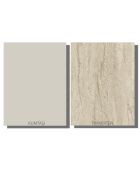 Veyron eettafel in travertijn/zandsteen - 145x76,2x85 cm