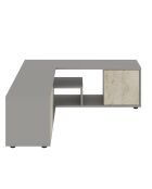 Mueble TV Rosa gris/travertino - 120-125x40x35 cm