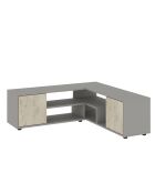 Mueble TV Rosa gris/travertino - 120-125x40x35 cm