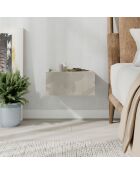 Mesita de noche Onda de piedra arenisca/travertino v2, 38,4 x 18,5x31 cm