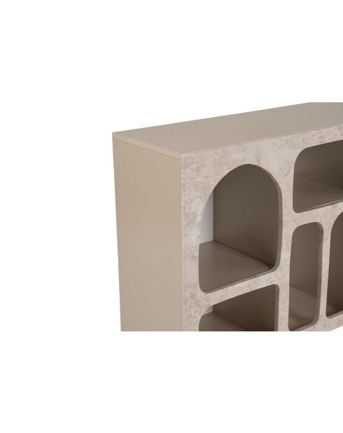 Consola Liva 120 traverten - 120x74x37 cm