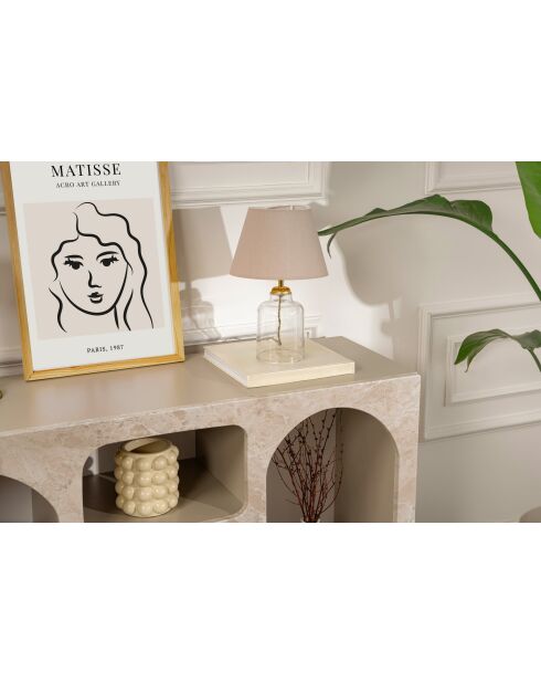 Consola Liva 120 traverten - 120x74x37 cm