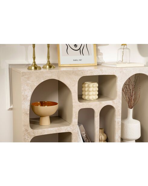 Console Liva 120 traverten - 120x74x37 cm