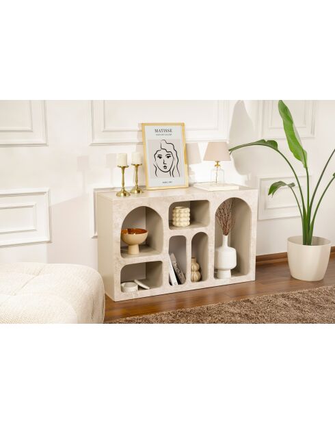 Console Liva 120 traverten - 120x74x37 cm