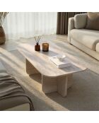 Salontafel Akira travertin - 120x41x60 cm