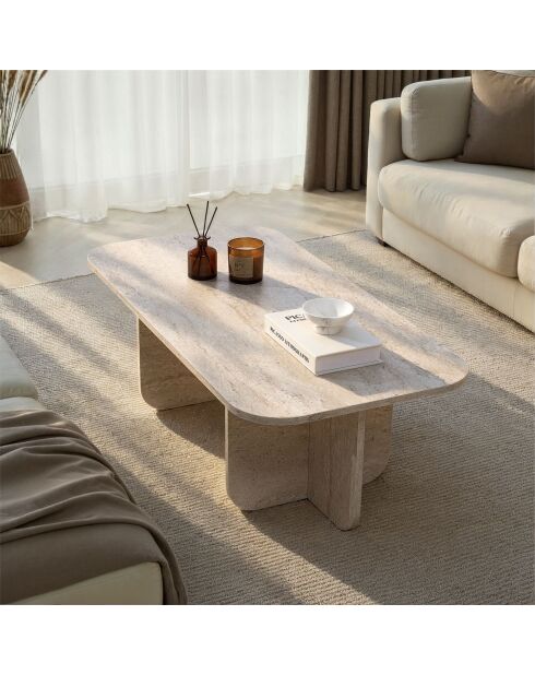 Salontafel Akira travertin - 120x41x60 cm