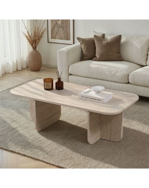 Salontafel Akira travertin - 120x41x60 cm