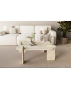 Salontafel Woog travertin - 90x35x90 cm