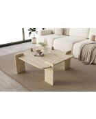 Salontafel Woog travertin - 90x35x90 cm