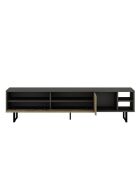 Porta TV Luga grigio/travertino - 180x44,7x29,8 cm