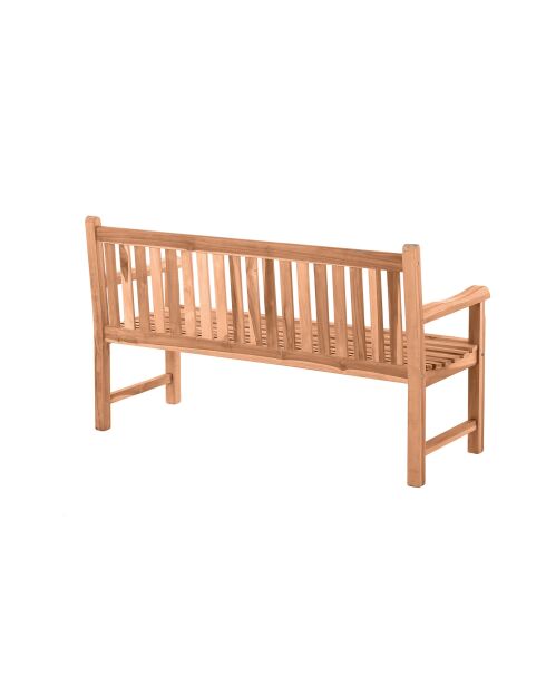 Natuurlijke 2-zits teakhouten tuinbank - 150x63x92 cm