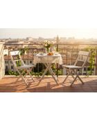 Graue 2-Sitzer-Essgruppe