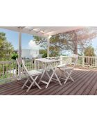 Graue 2-Sitzer-Essgruppe