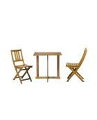 Natürliche 2-Sitzer-Essgruppe