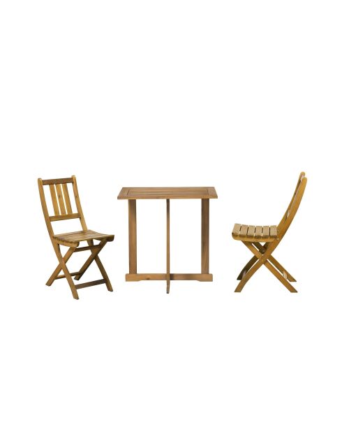 Natürliche 2-Sitzer-Essgruppe