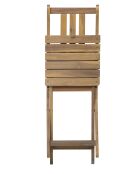 Natürliche 2-Sitzer-Essgruppe