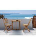 Natürliche 2-Sitzer-Essgruppe