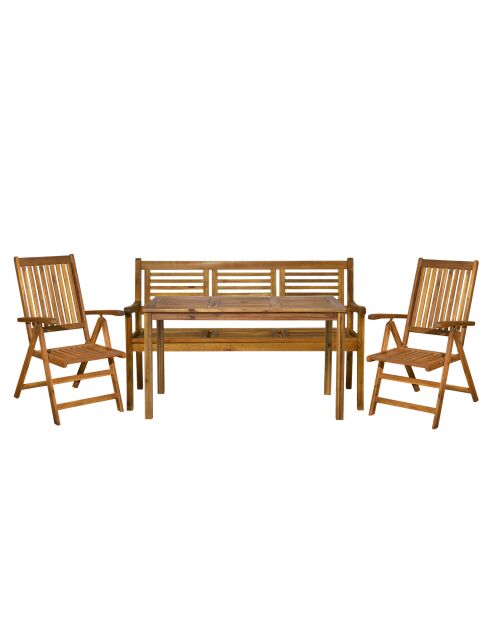 Natürliche 5-Sitzer-Essgruppe