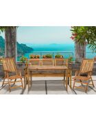 Natürliche 5-Sitzer-Essgruppe