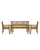 Natürliche 5-Sitzer-Essgruppe