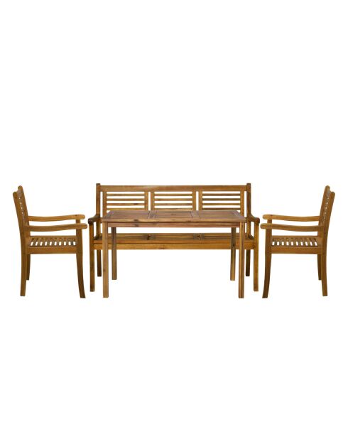 Natürliche 5-Sitzer-Essgruppe