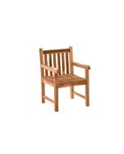 Sillón de jardín de teca natural - 60x63x92 cm