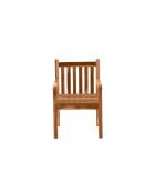 Sillón de jardín de teca natural - 60x63x92 cm