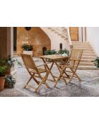 Natürliche 2-Sitzer-Essgruppe