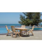 Natürliche 4-Sitzer-Essgruppe