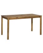 Gartentisch für 4-6 Personen natürlich - 135x80x74 cm